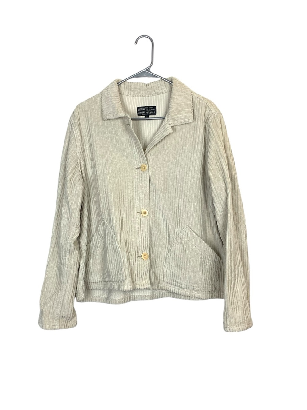 Imogene + Willie Agnes Corduroy Jacket coastal stone rare size small - Picture 1 of 9
